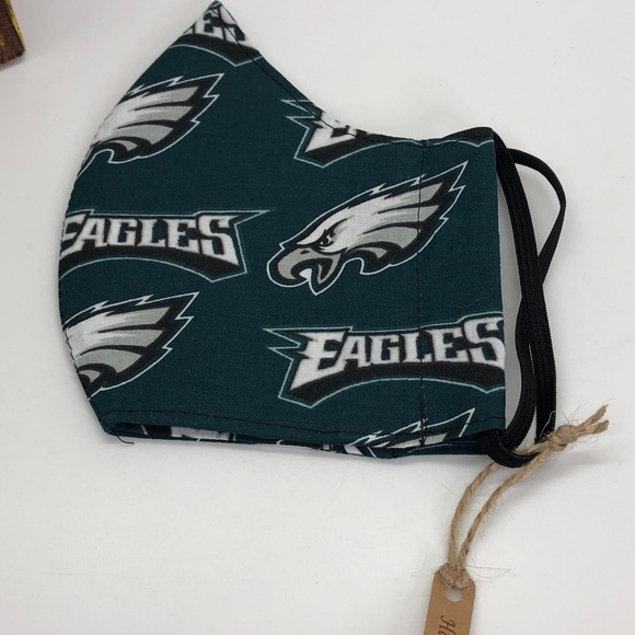 EAGLES Football 100% Cotton Face Mask~New! - Picture 5 of 13